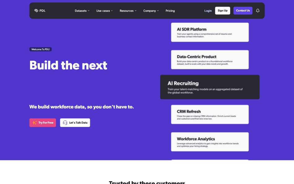 people-data-labs homepage